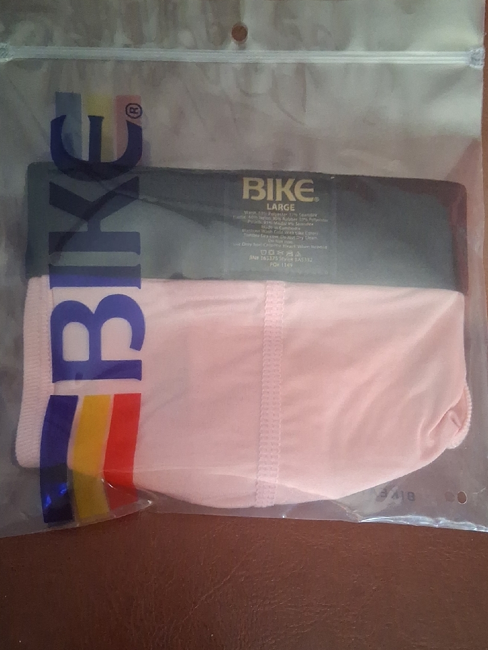 Bike Men's Pink Jockstrap – Comfortable Everyday Fit L